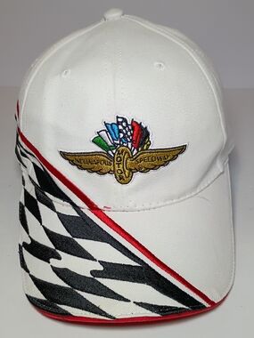 Vintage 2006 Indianapolis Motor Speedway Hat Adjustable White Twill Main Gate